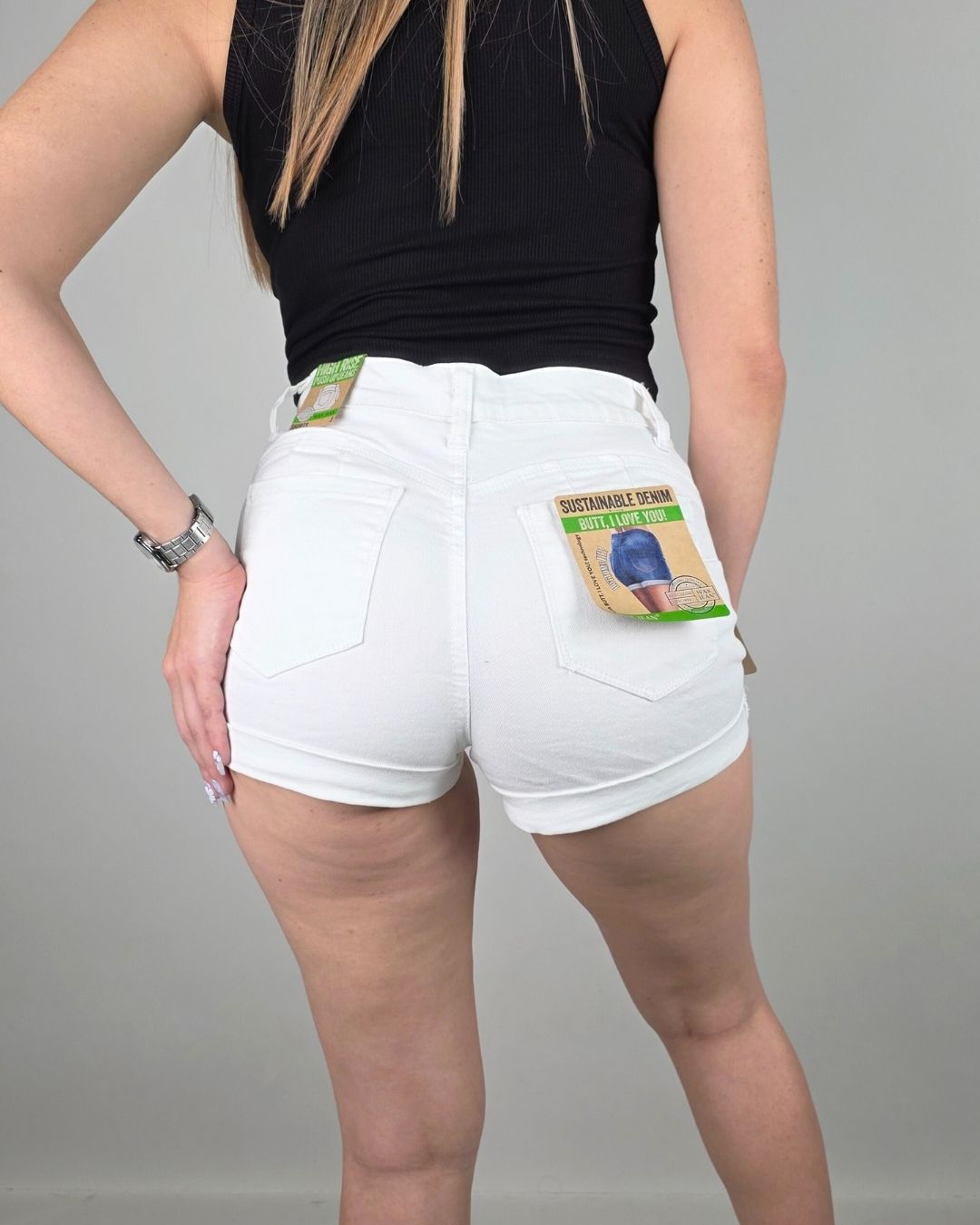 SHORT WAX DE DAMA BLANCO