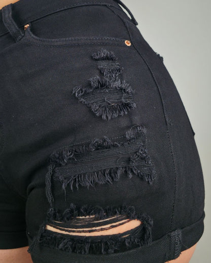 SHORT WAX DE DAMA NEGRO