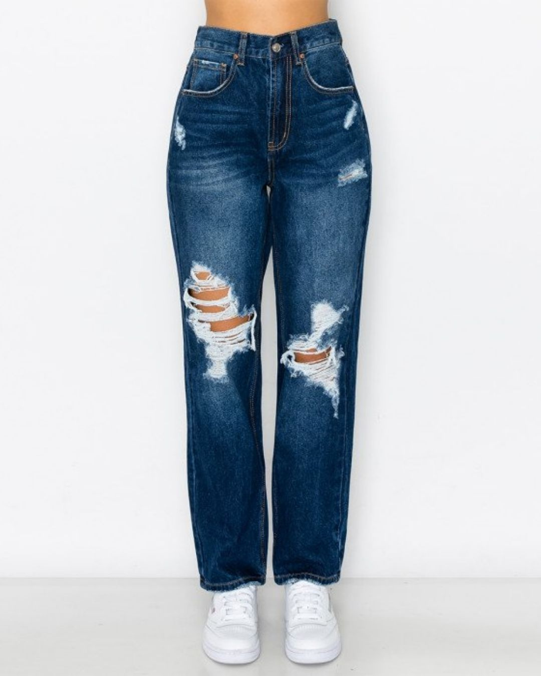 JEANS WAX AZUL OSCURO PARA DAMA