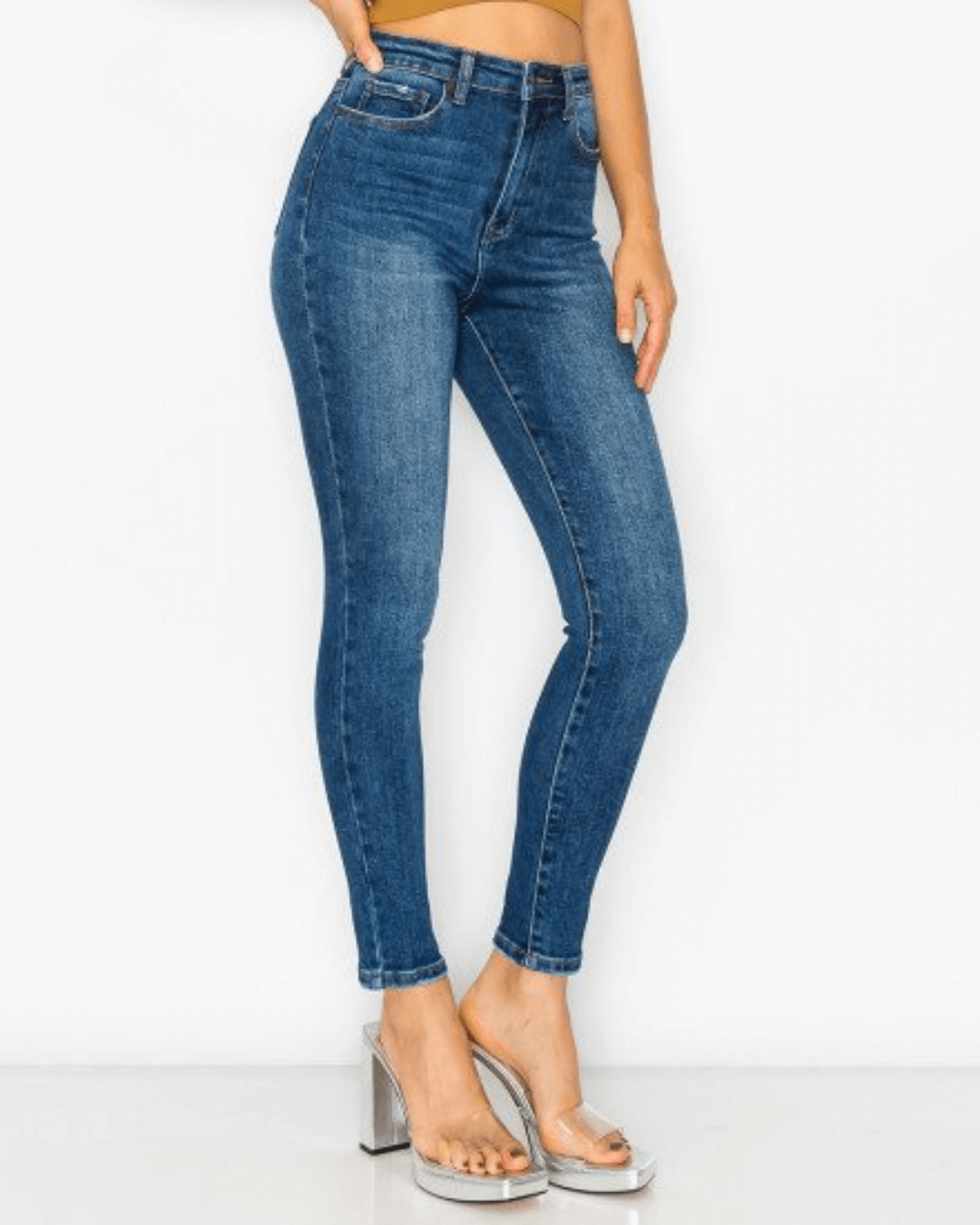 JEANS WAX AZUL OSCURO PARA DAMA