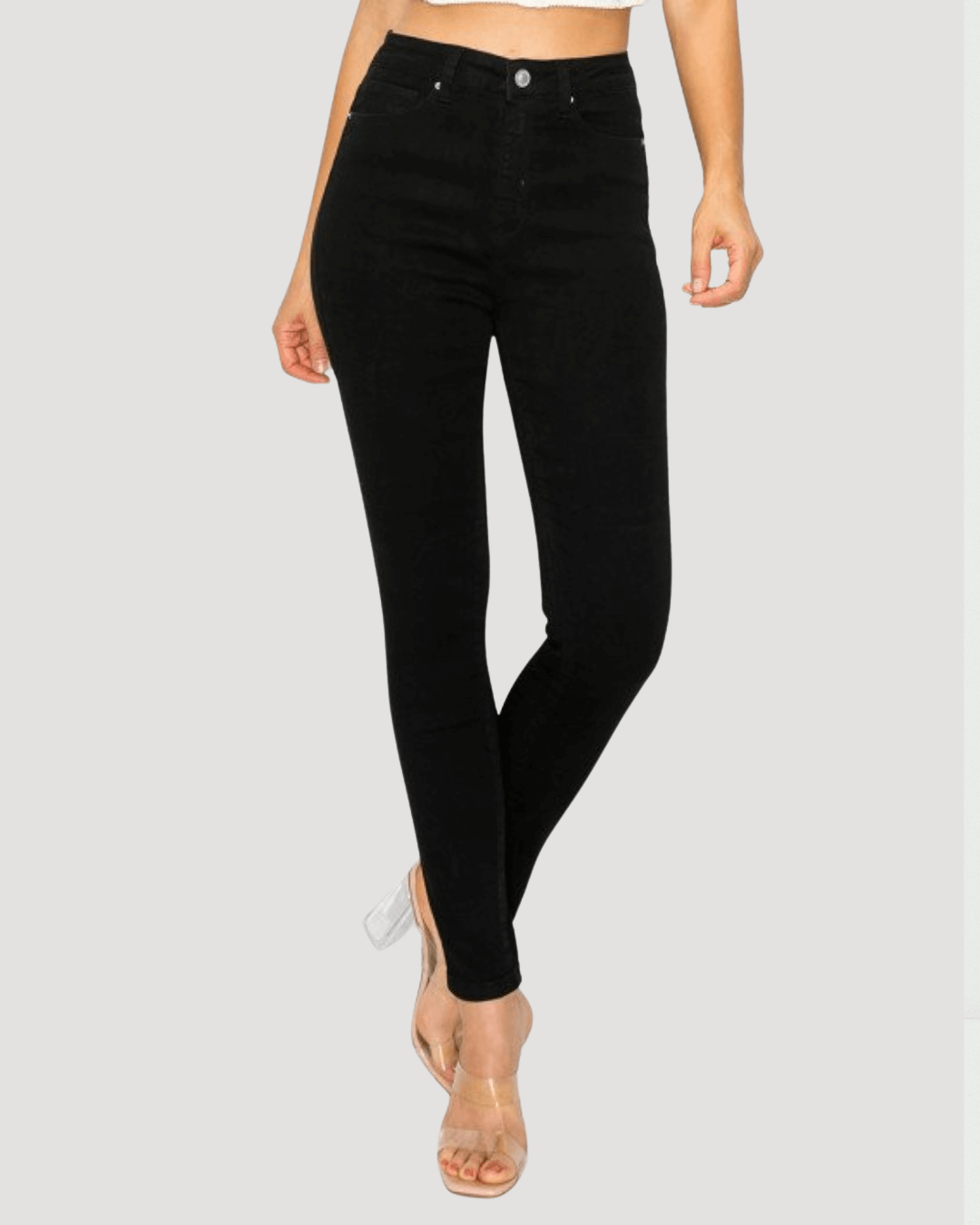 JEANS WAX NEGRO PARA DAMA