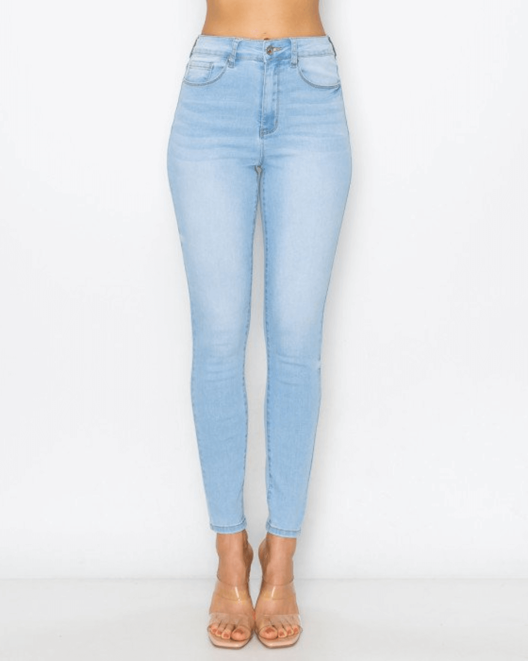 JEANS WAX CELESTE PARA DAMA