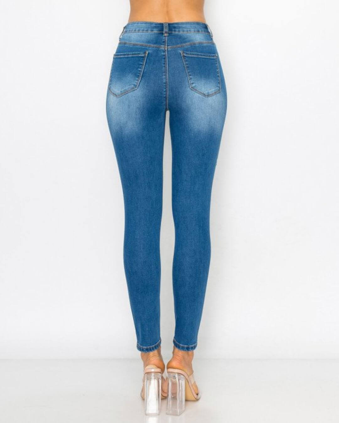 JEANS WAX AZUL MEDIO PARA DAMA