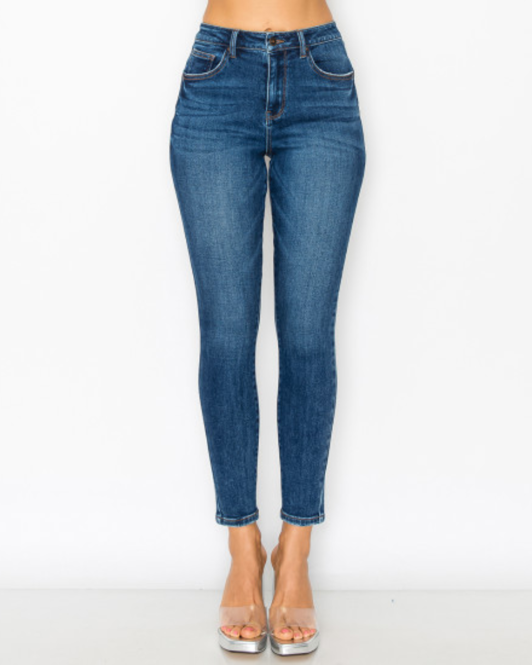 JEANS WAX AZUL OSCURO PARA DAMA