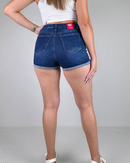 SHORT WAX AZUL OSCURO PARA DAMA