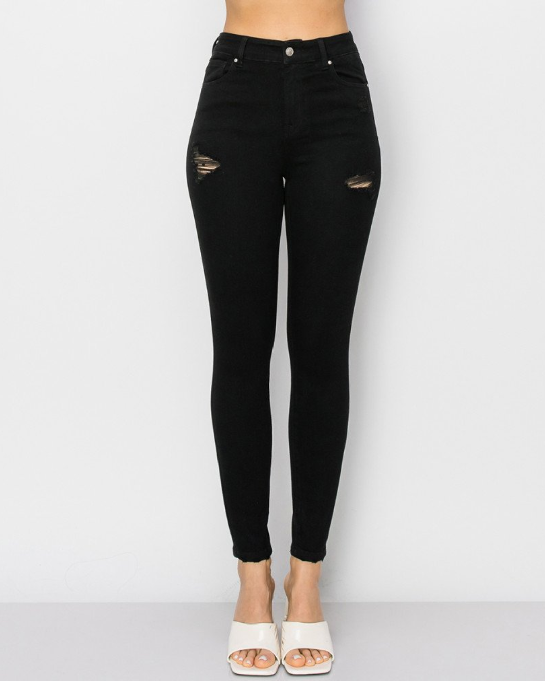 JEANS WAX NEGRO PARA DAMA