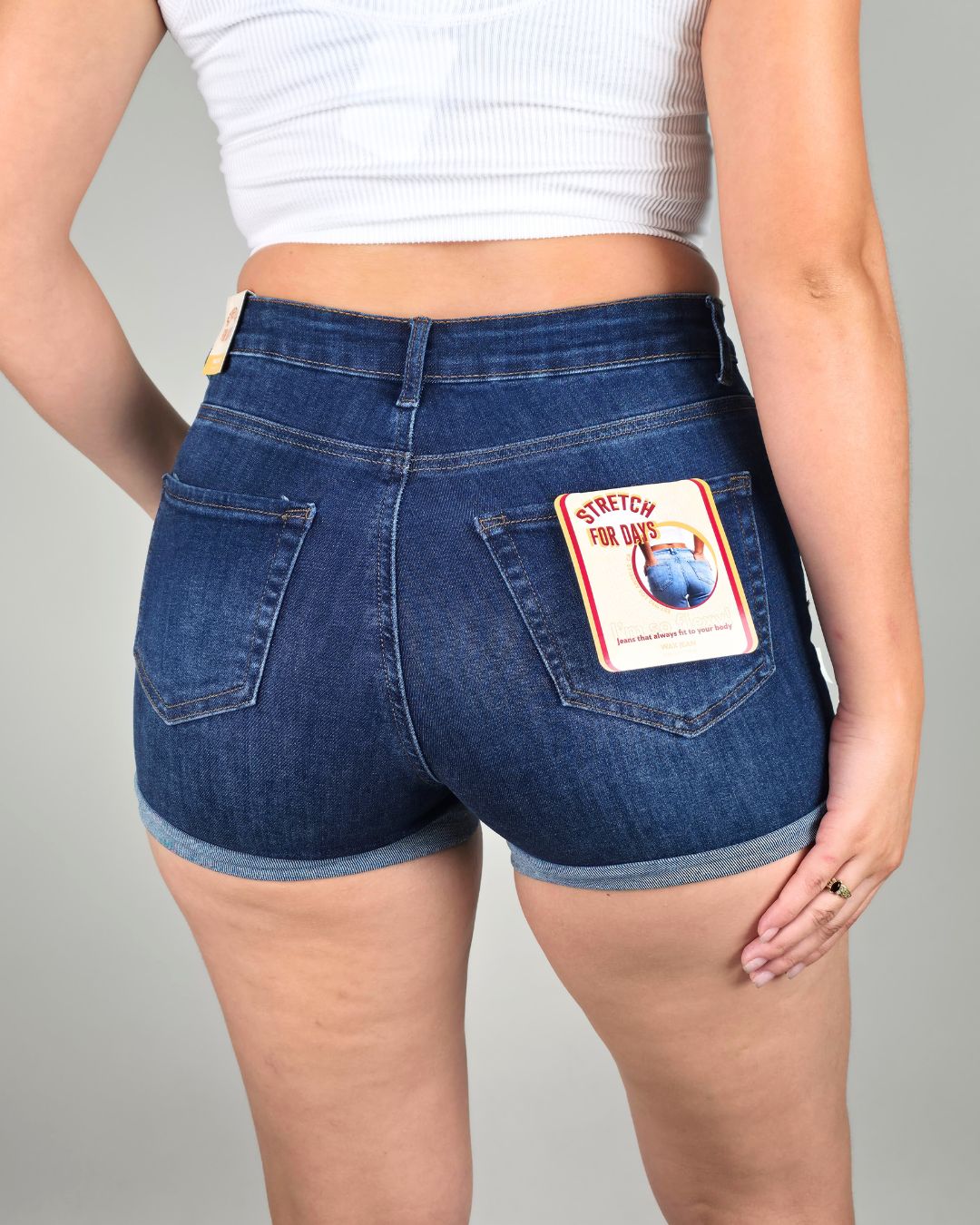 SHORT WAX DE DAMA AZUL OSCURO