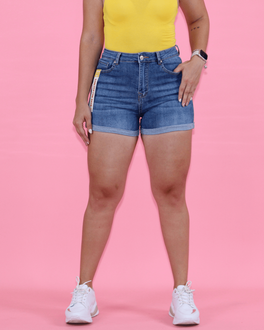 SHORT WAX AZUL PARA DAMA