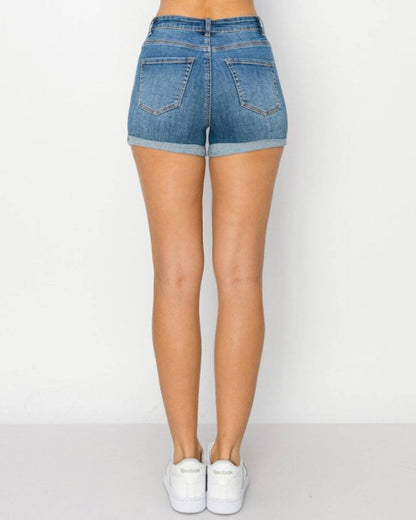 SHORT WAX AZUL PARA DAMA
