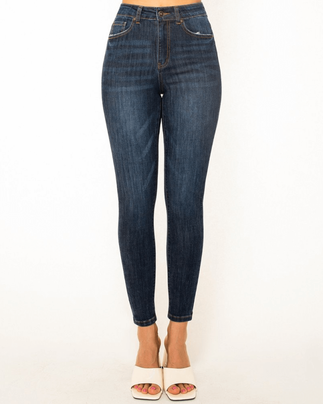 JEANS WAX AZUL OSCURO PARA DAMA