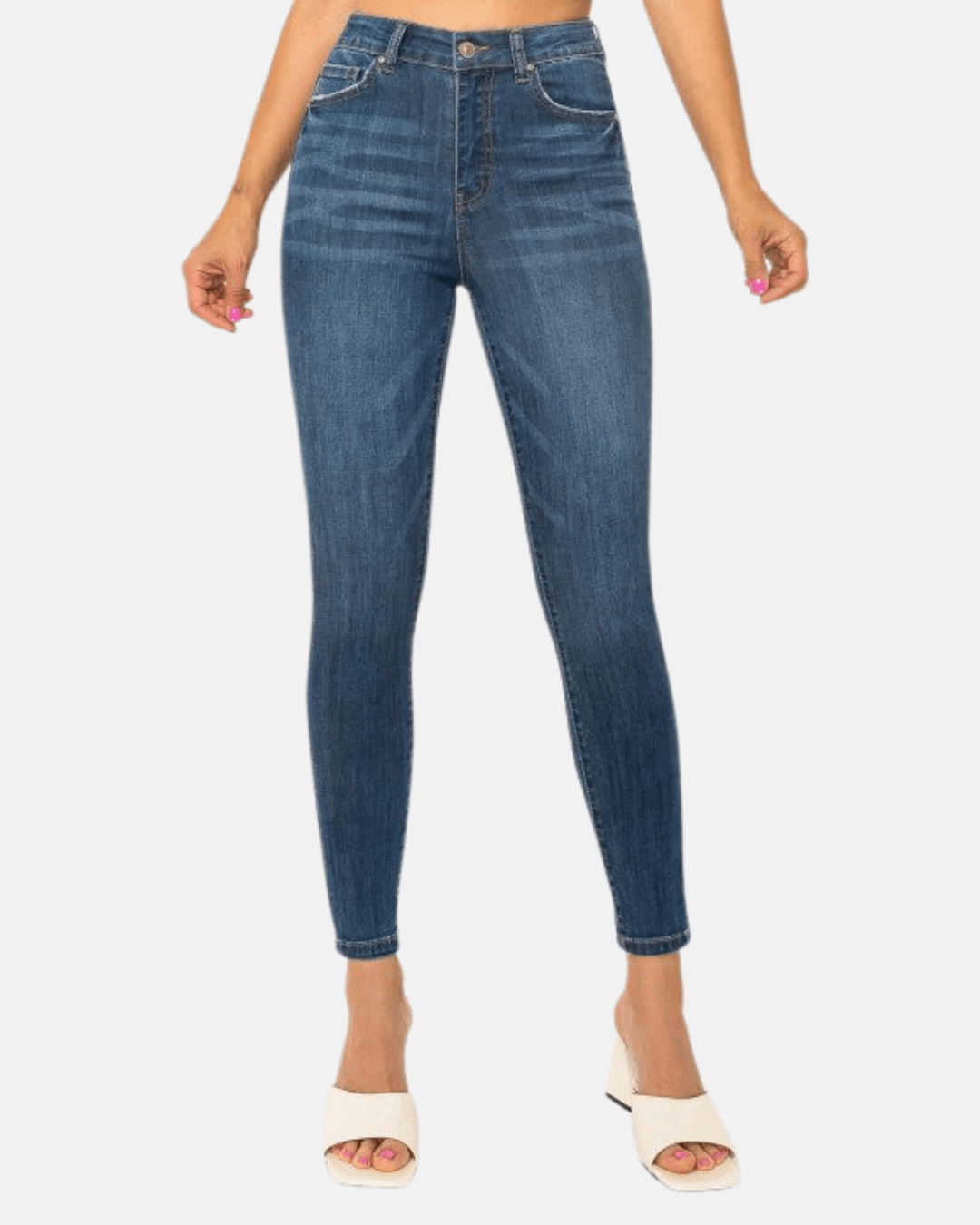 JEANS WAX AZUL MEDIO PARA DAMA