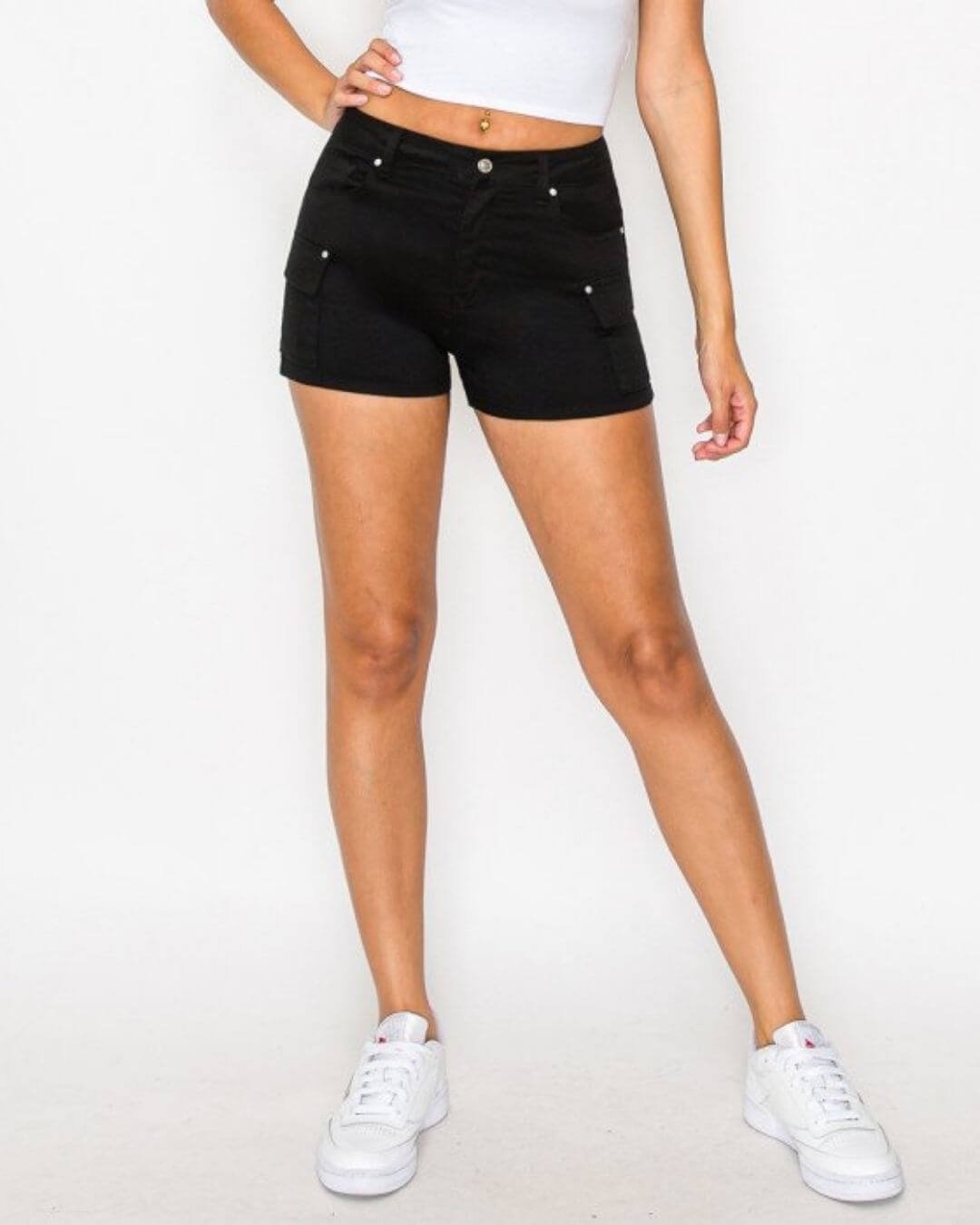 SHORT WAX NEGRO PARA DAMA