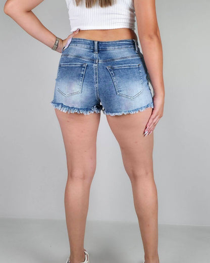 SHORT WAX AZUL OSCURO PARA DAMA