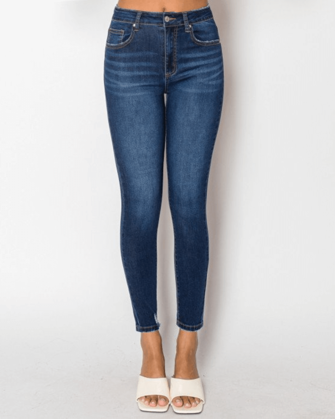 JEANS WAX AZUL OSCURO PARA DAMA