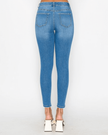 JEANS WAX AZUL PARA DAMA