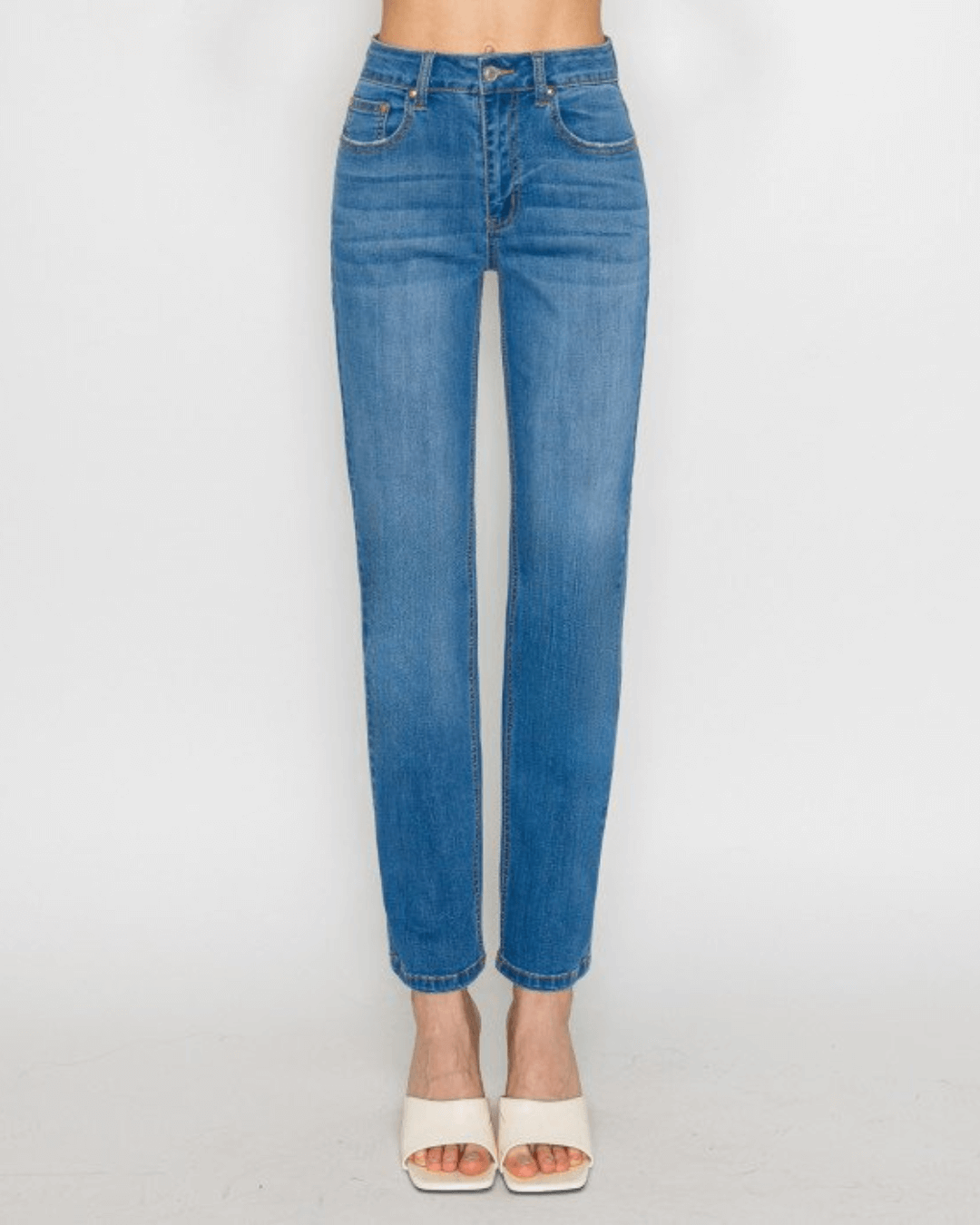 JEANS WAX CELESTE PARA DAMA