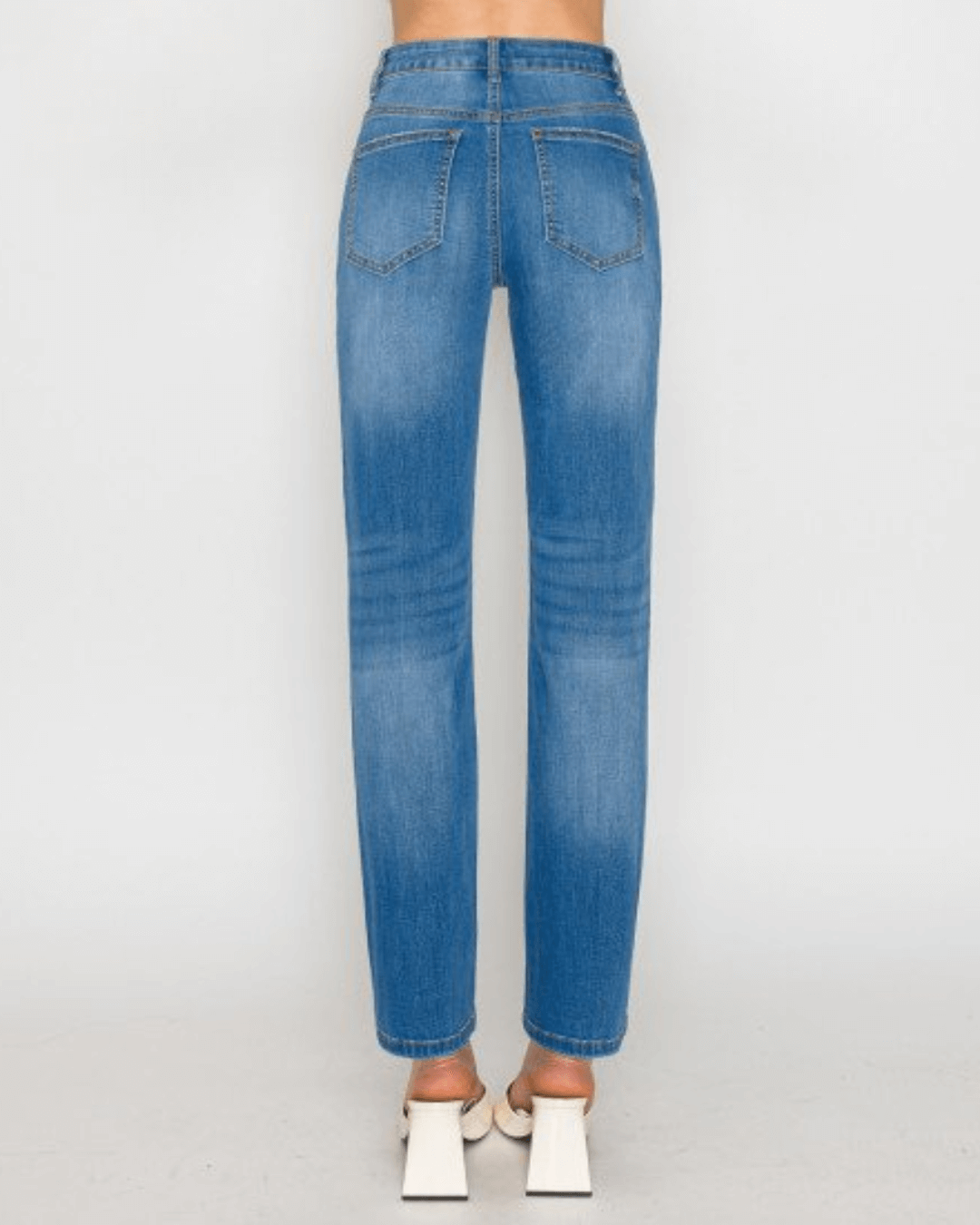 JEANS WAX CELESTE PARA DAMA