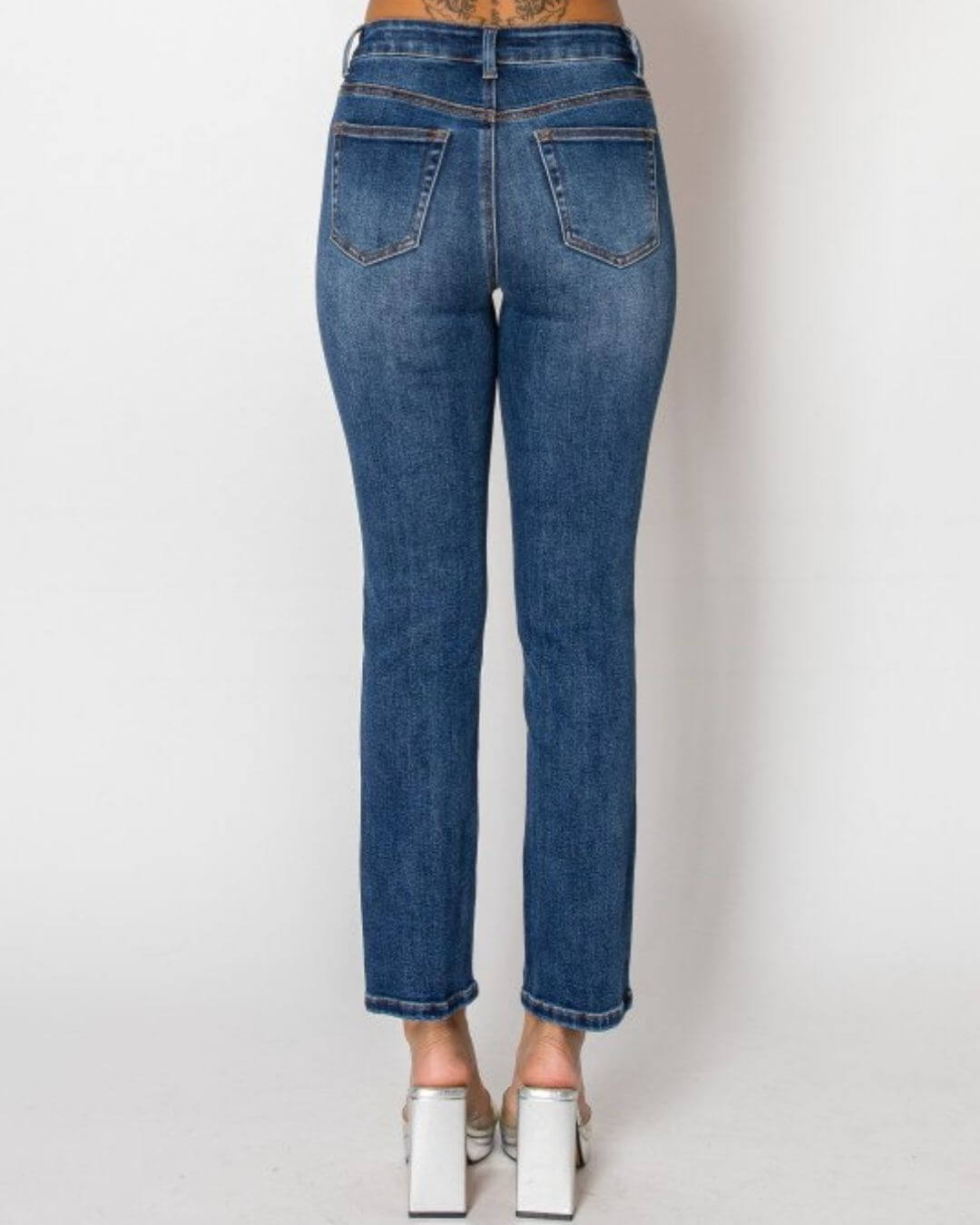 JEANS WAX AZUL OSCURO PARA DAMA