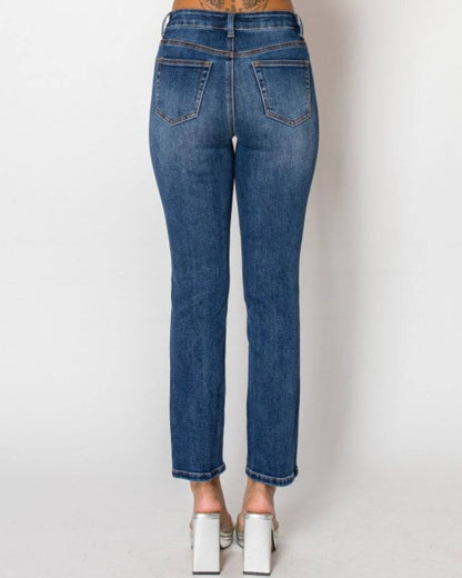 JEANS WAX AZUL OSCURO PARA DAMA