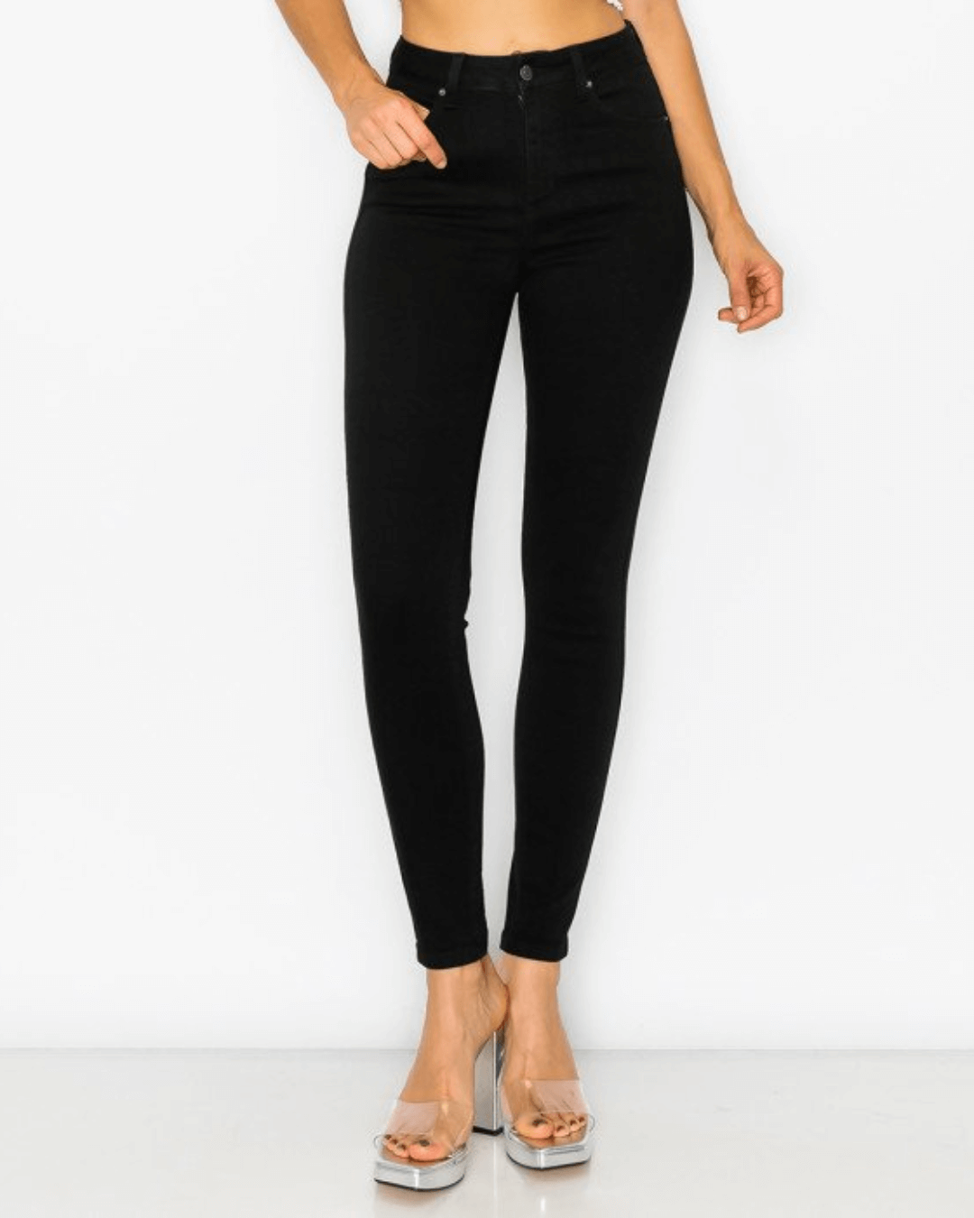 JEANS WAX NEGRO PARA DAMA