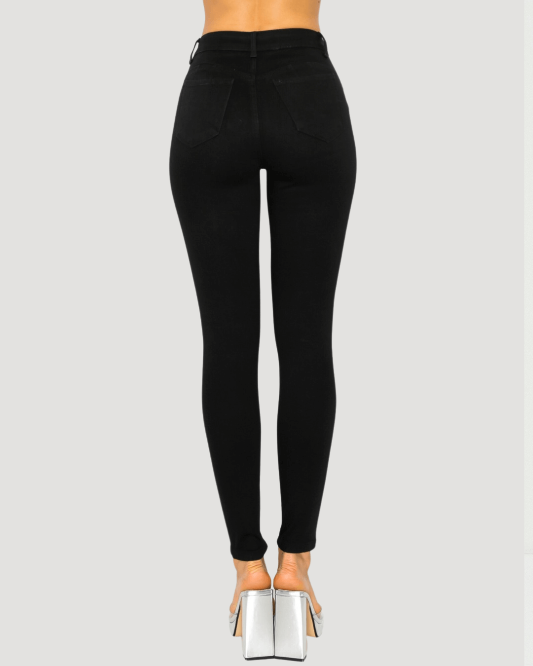 JEANS WAX NEGRO PARA DAMA