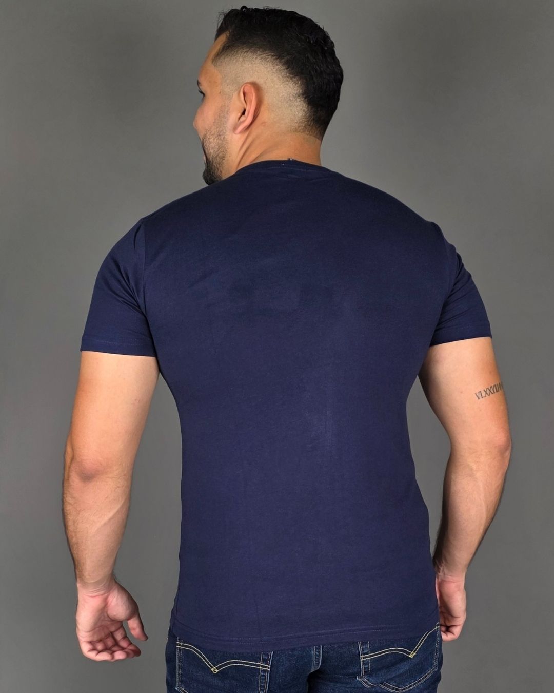 CAMISETA U.S POLO ASSN AZUL PARA CABALLERO