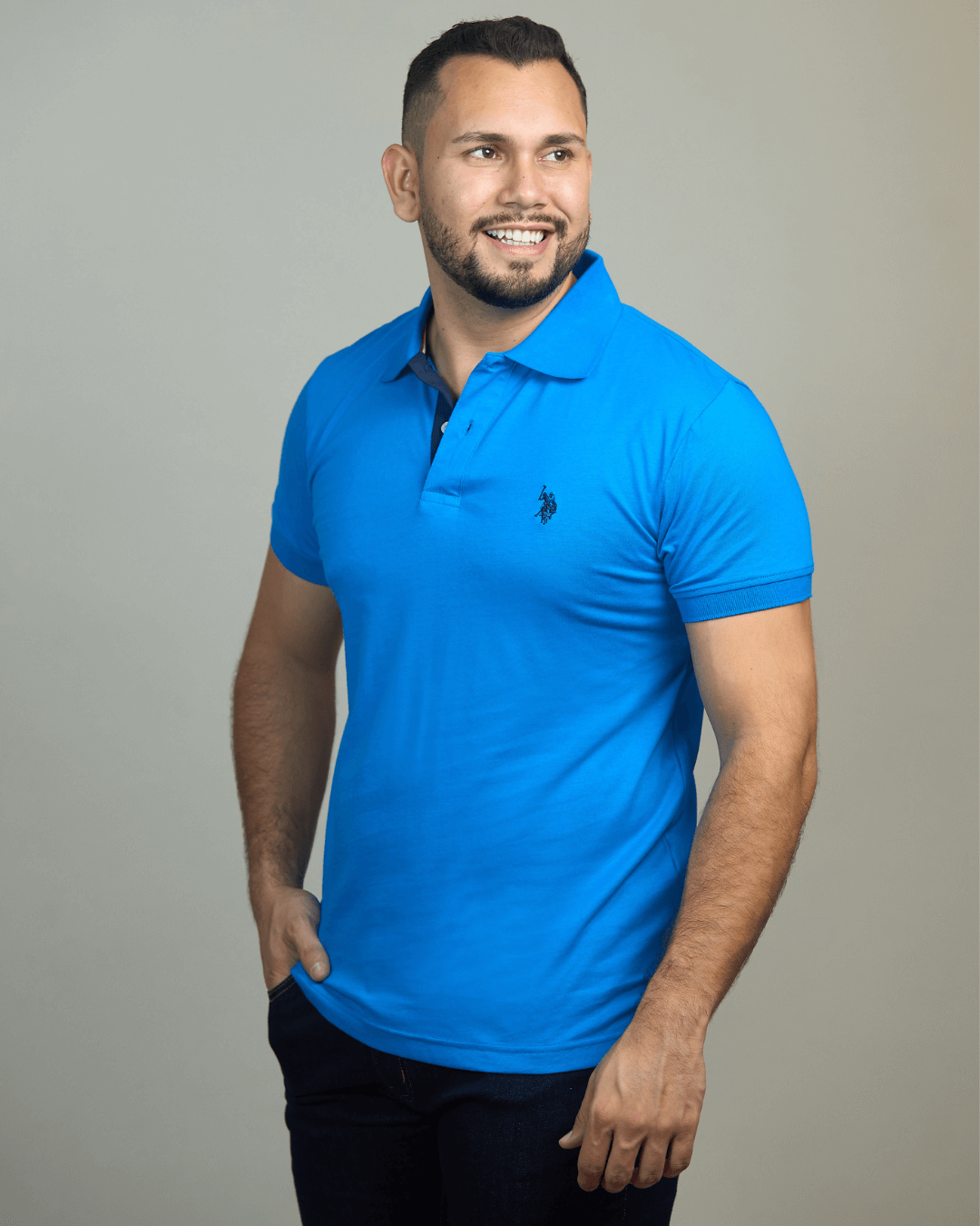 POLO US POLO TURQUESA PARA CABALLERO