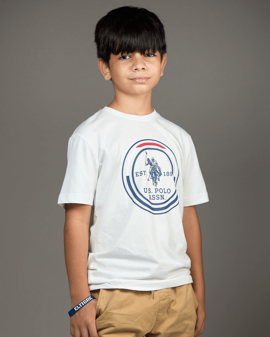 CAMISETA US POLO BLANACA