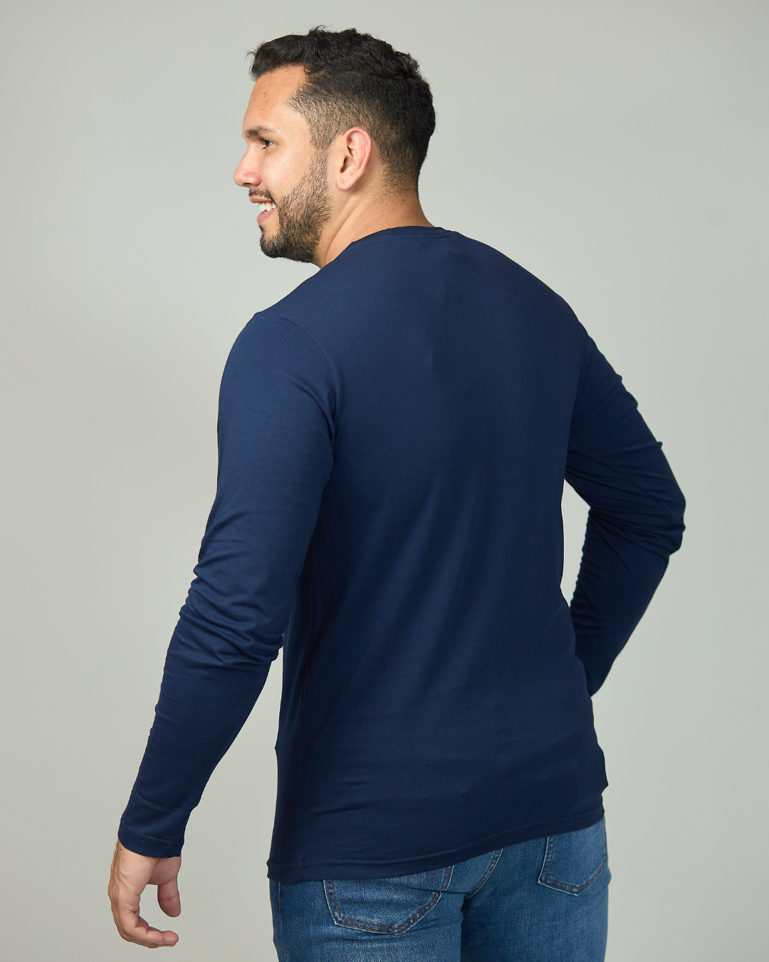 CAMISETA U.S. POLO ASSN AZUL ESTAMPADA PARA CABALLERO