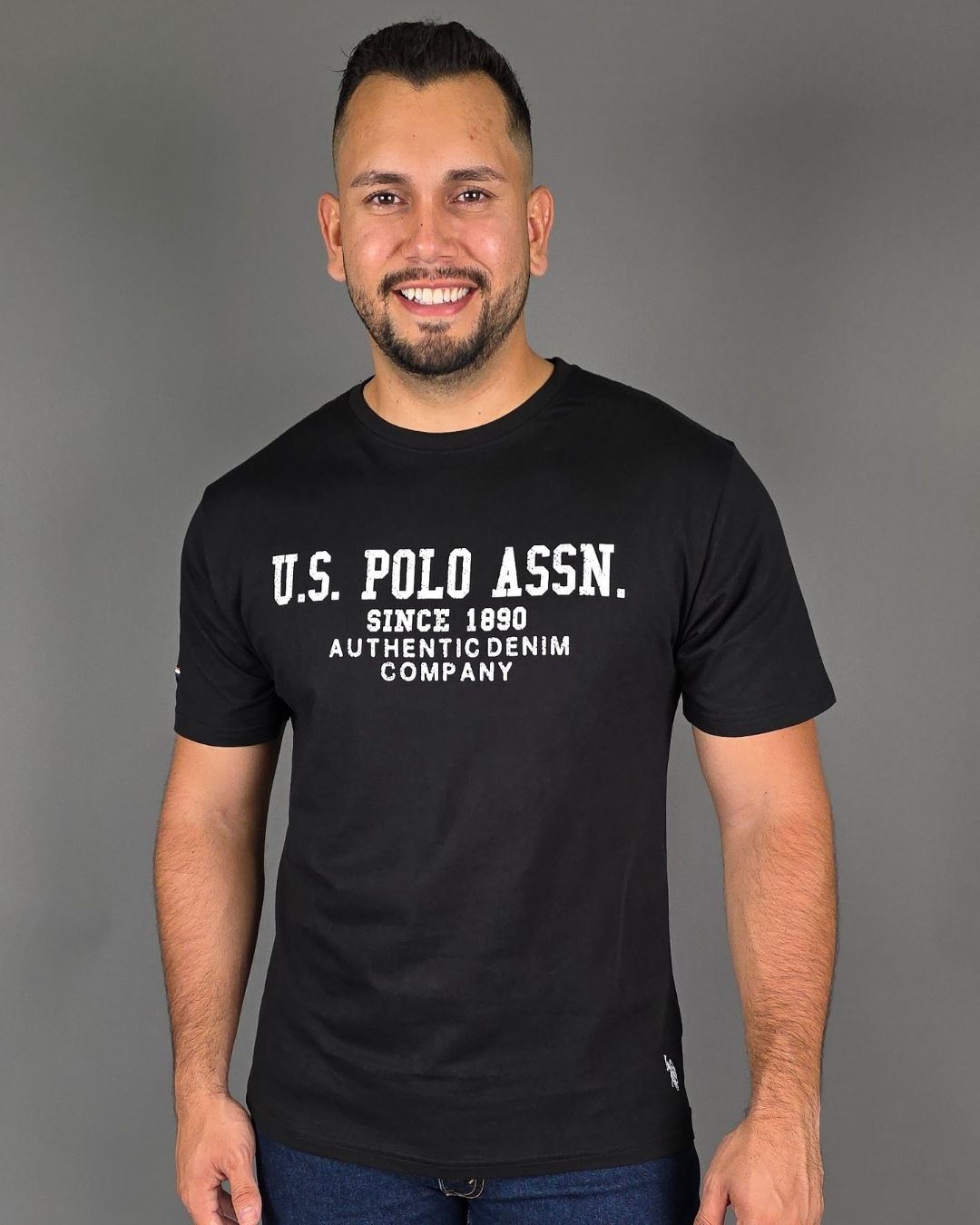 CAMISETA U.S. POLO ASSN DE HOMBRE NEGRA