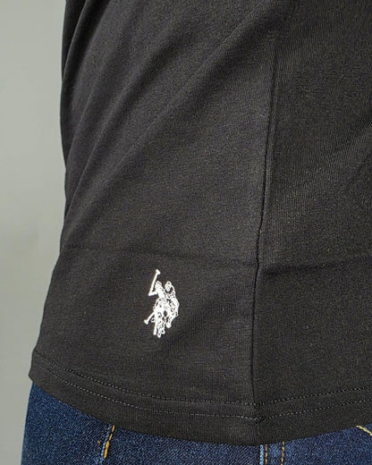 CAMISETA U.S. POLO ASSN DE HOMBRE NEGRA
