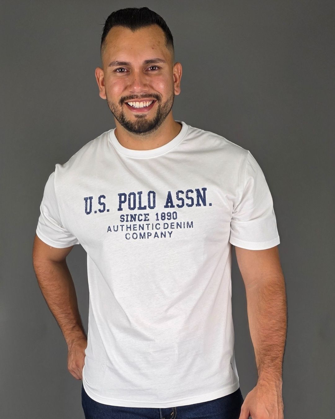 CAMISETA U.S. POLO ASSN BLANCA