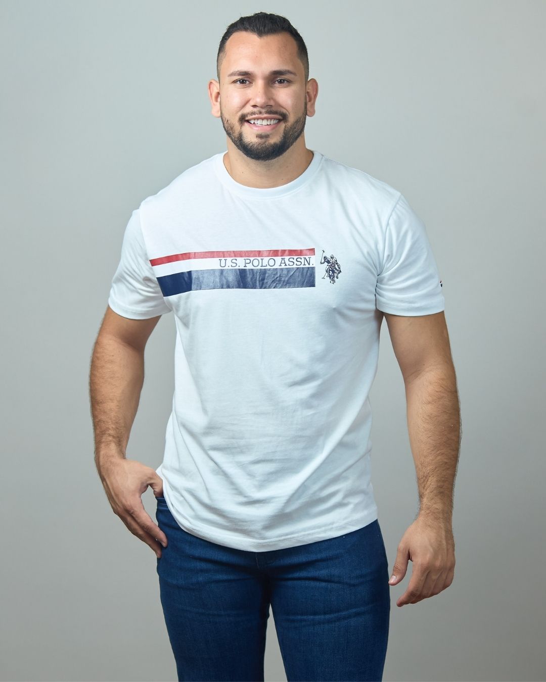 CAMISETA U.S. POLO ASSN BLANCA