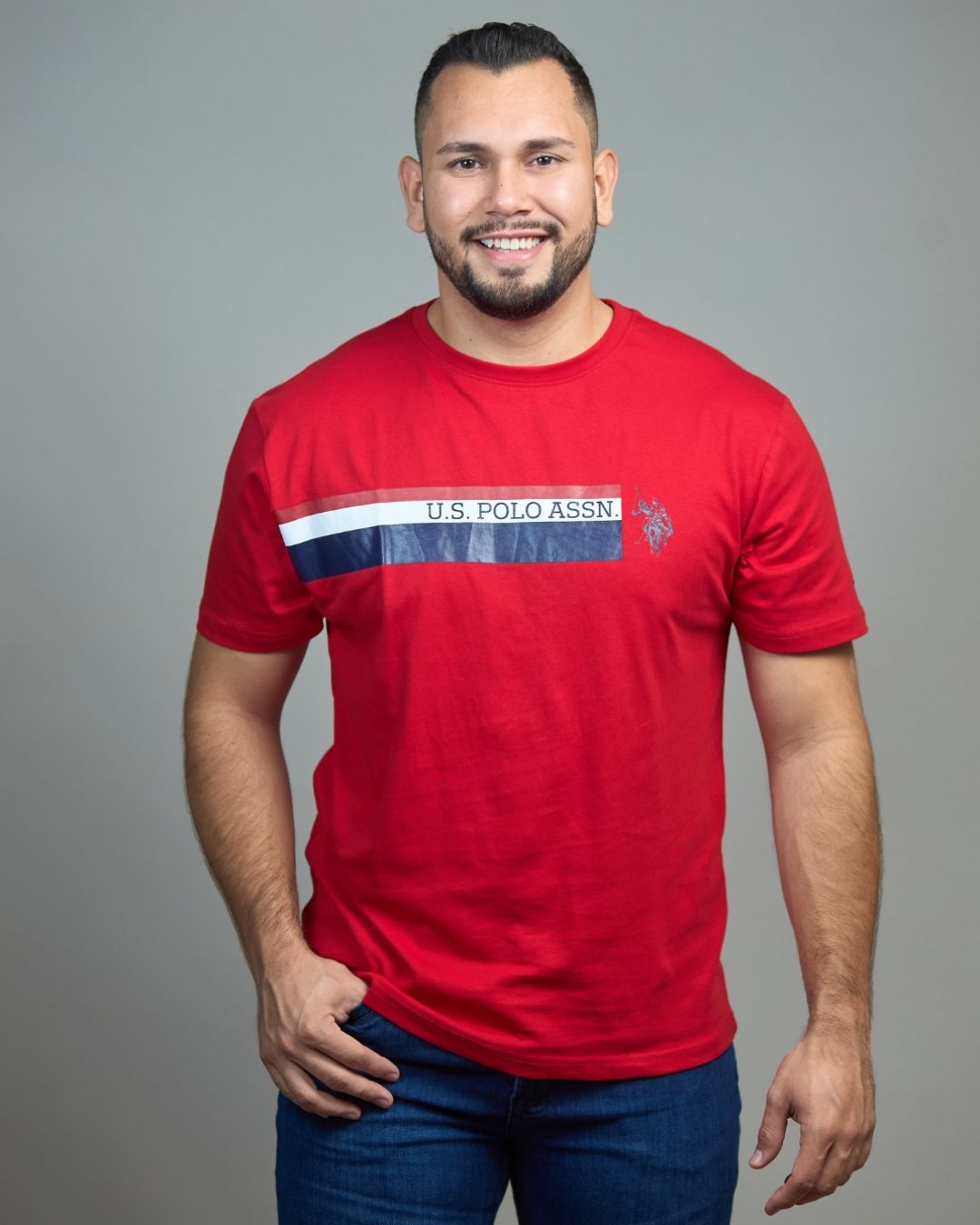 CAMISETA U.S. POLO ASSN ROJA