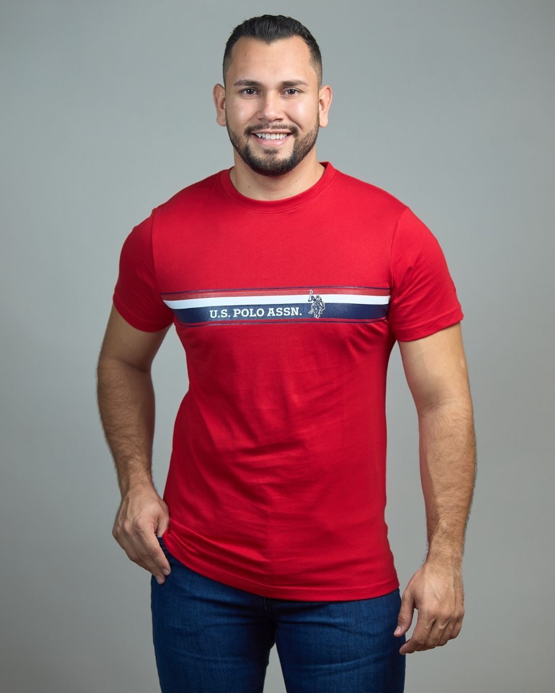 CAMISETA U.S POLO ASSN ROJA