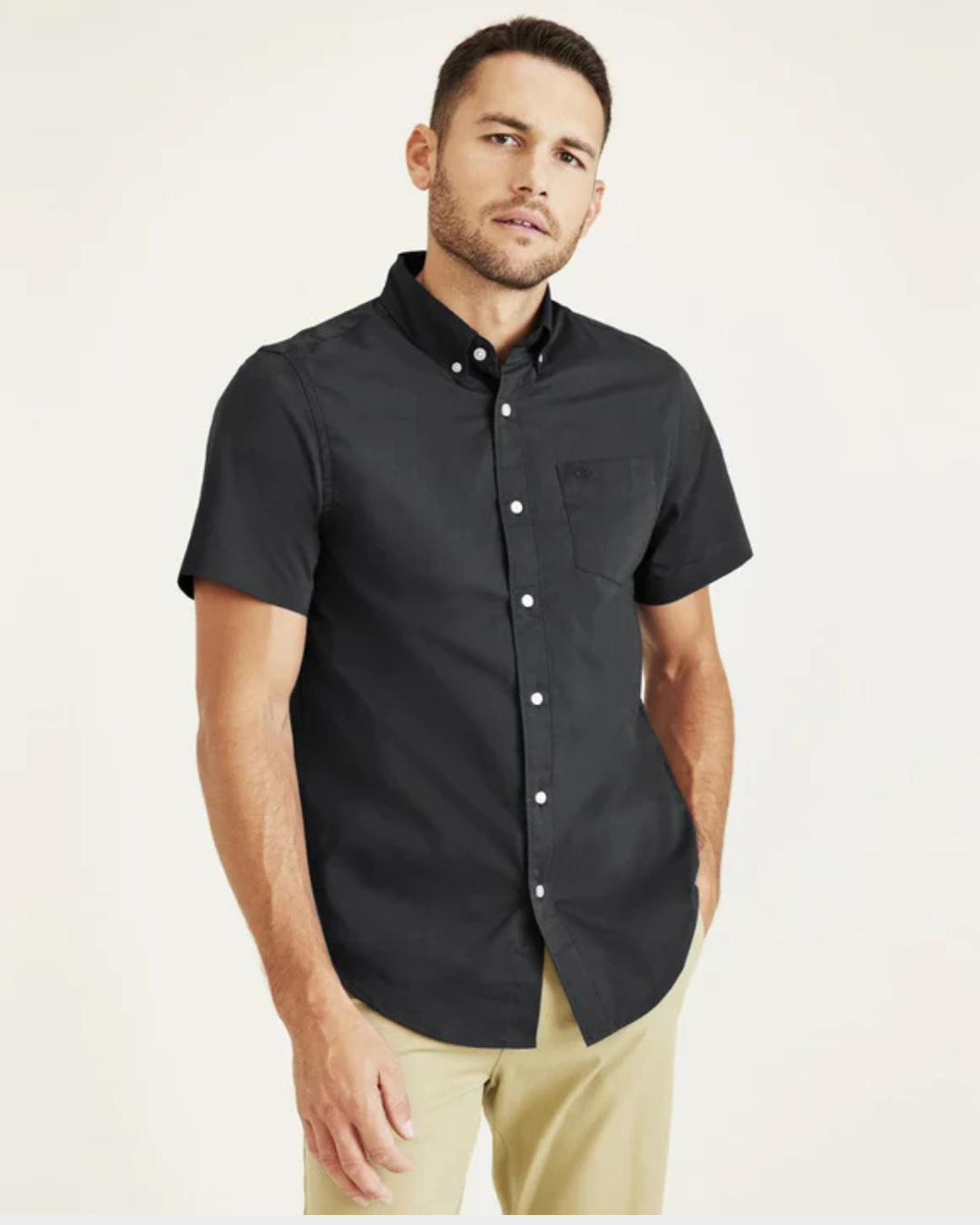 CAMISA DOCKERS MANGA CORTA CABALLERO