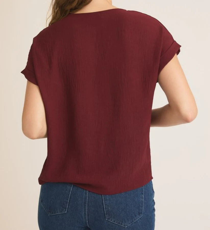 BLUSA GILLI VINO PARA DAMA
