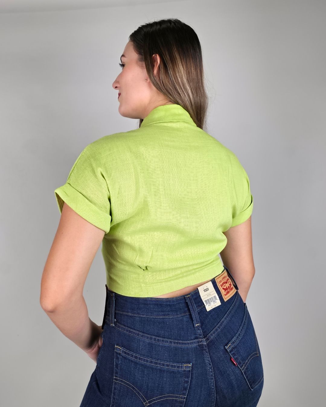 BLUSA BONAMI VERDE PARA DAMA