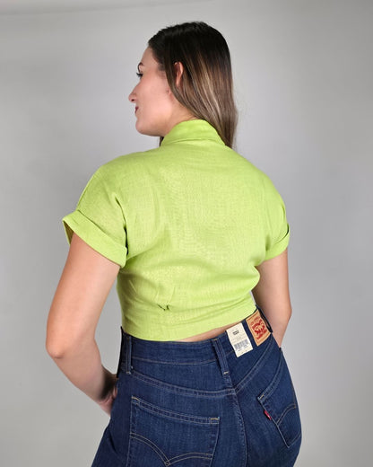 BLUSA BONAMI VERDE PARA DAMA