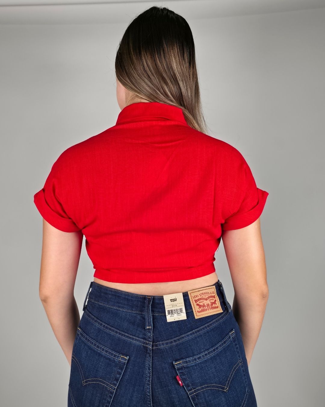 BLUSA BONAMI ROJA PARA DAMA