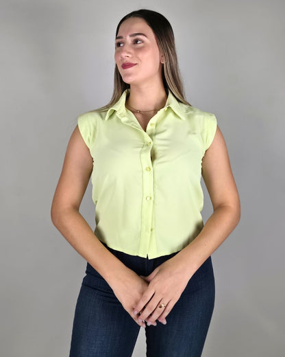 BLUSA BONAMI VERDE PARA DAMA