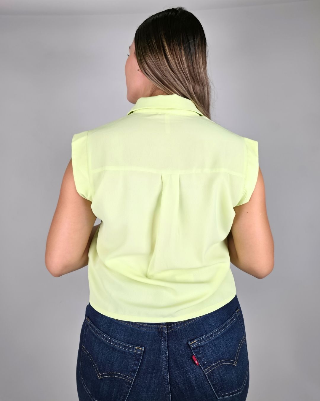 BLUSA BONAMI VERDE PARA DAMA