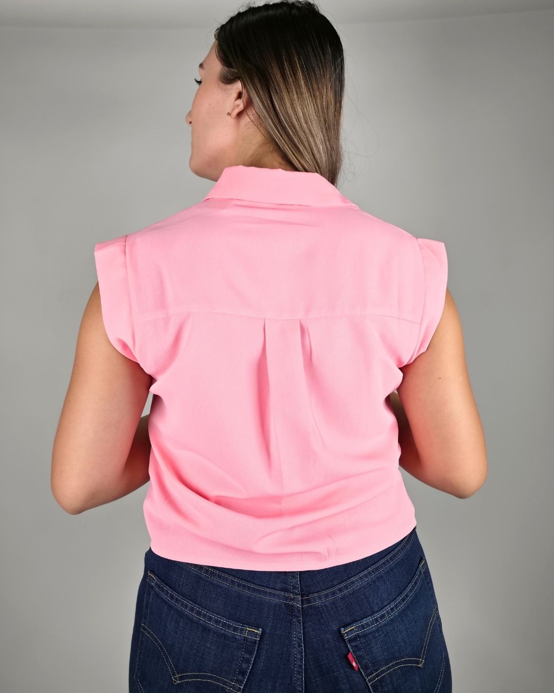 BLUSA BONAMI ROSADA PARA DAMA
