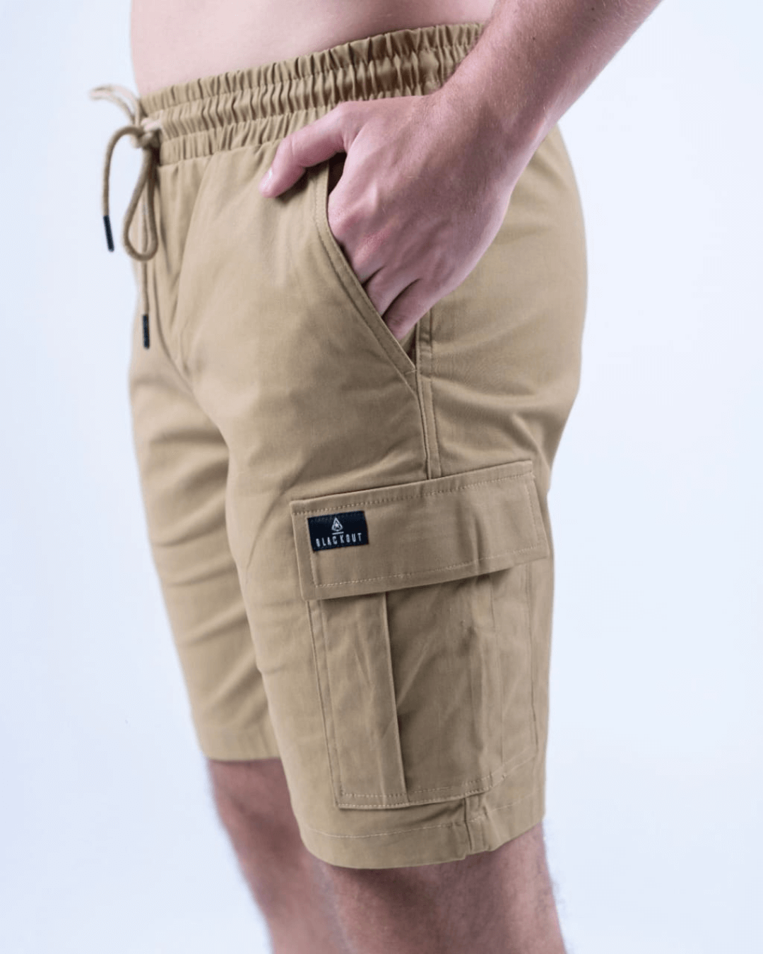 SHORT BLACKOUT KAKI CARGO PARA CABALLERO