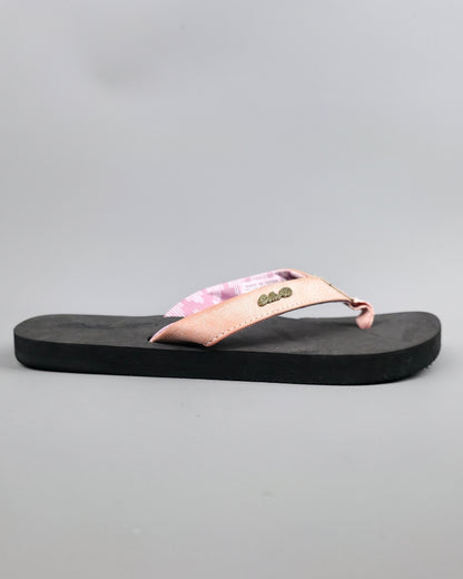 SANDALIA BOLTIO CAFÉ CON ROSA PARA DAMA
