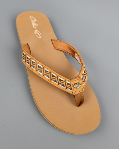 SANDALIA BOLTIO CAMEL PARA DAMA