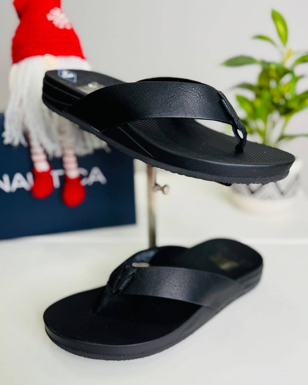 SANDALIA NAUTICA NEGRA PARA CABALLERO