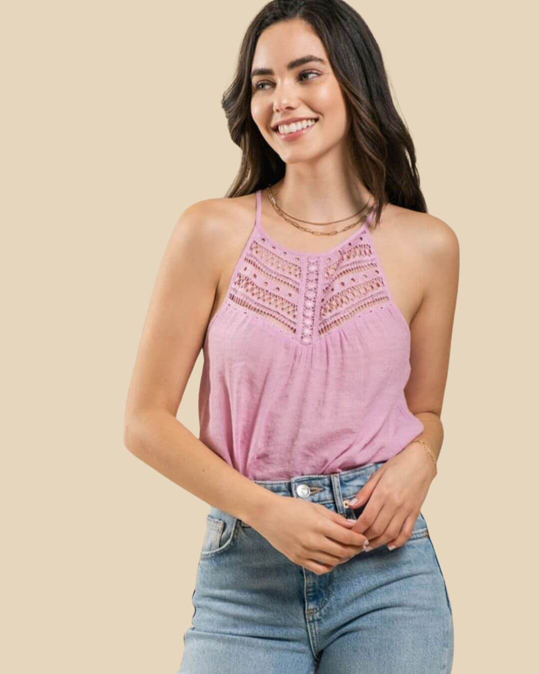 BLUSA MINE ROSADA