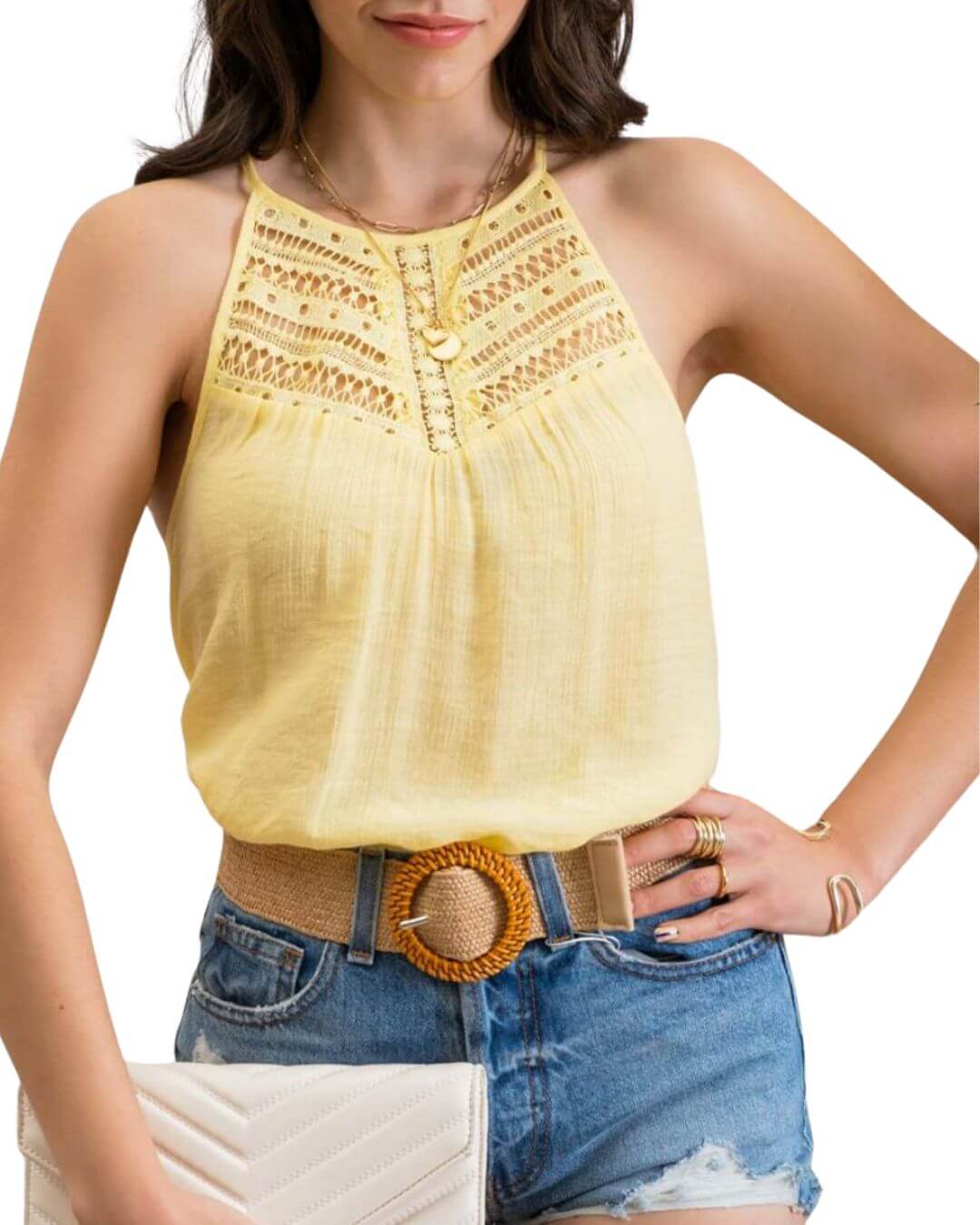 BLUSA MINE AMARILLA