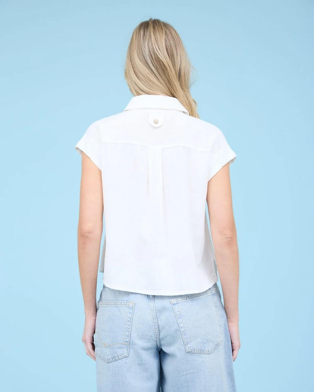 BLUSA MINE BLANCA DE BOTONES